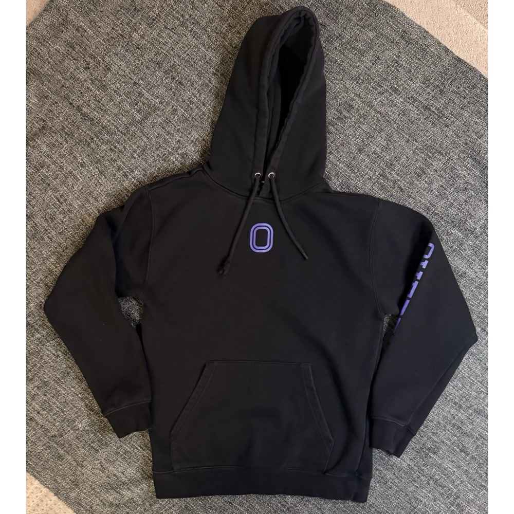 Overtime Black Hoodie Purple Logo Men's Small Streetwear Skate Fashion